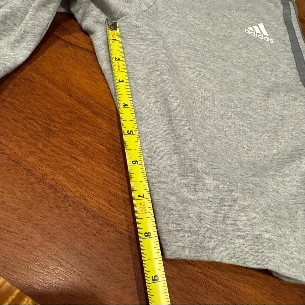 NWT Adidas Women's Biker Shorts Must Haves 3-Stripe Short Tights‎ Grey Medium